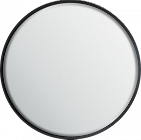 D=490мм Сферическое зеркало из металла для помещения